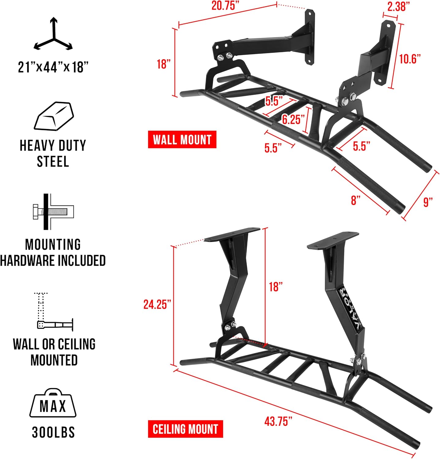 Barra para dominadas y ejercic - Pull Up Bar reseña y precio