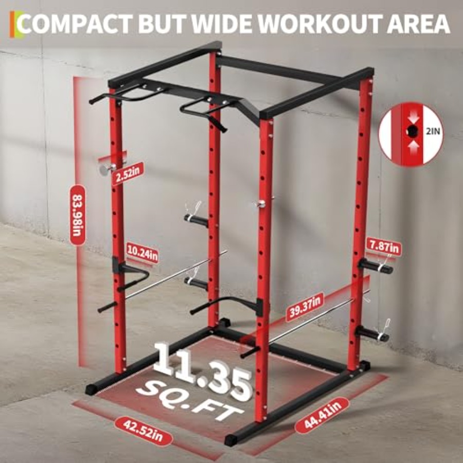 Jaula de potencia de alta resi - Pull Up Bar reseña y precio