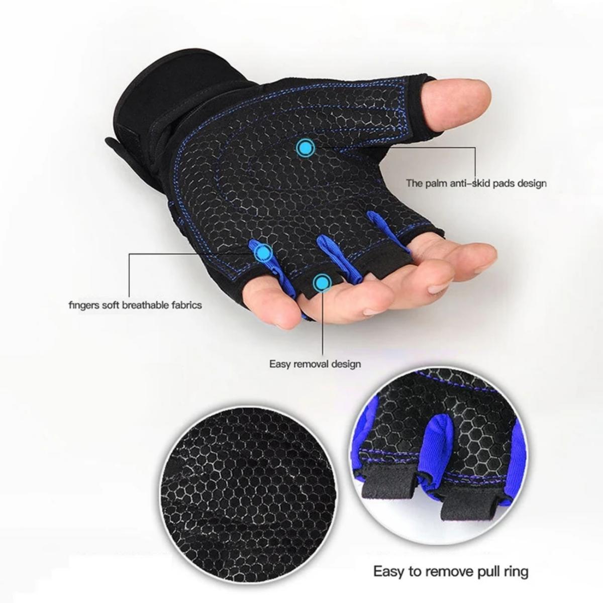 Guantes de Gimnasio para Hombr - Weightlifting Gloves reseña y precio