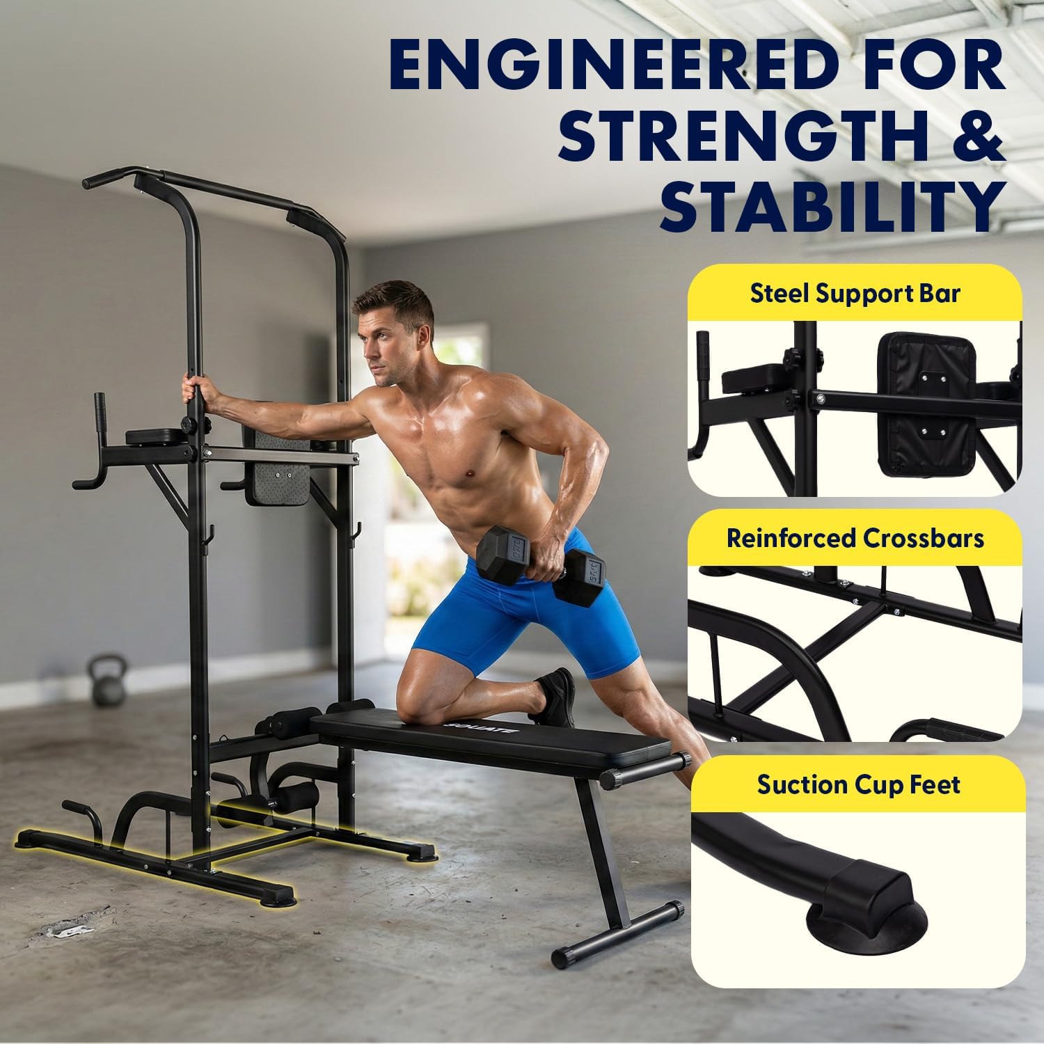 Torre de entrenamiento multifu - Pull Up Bar reseña y precio