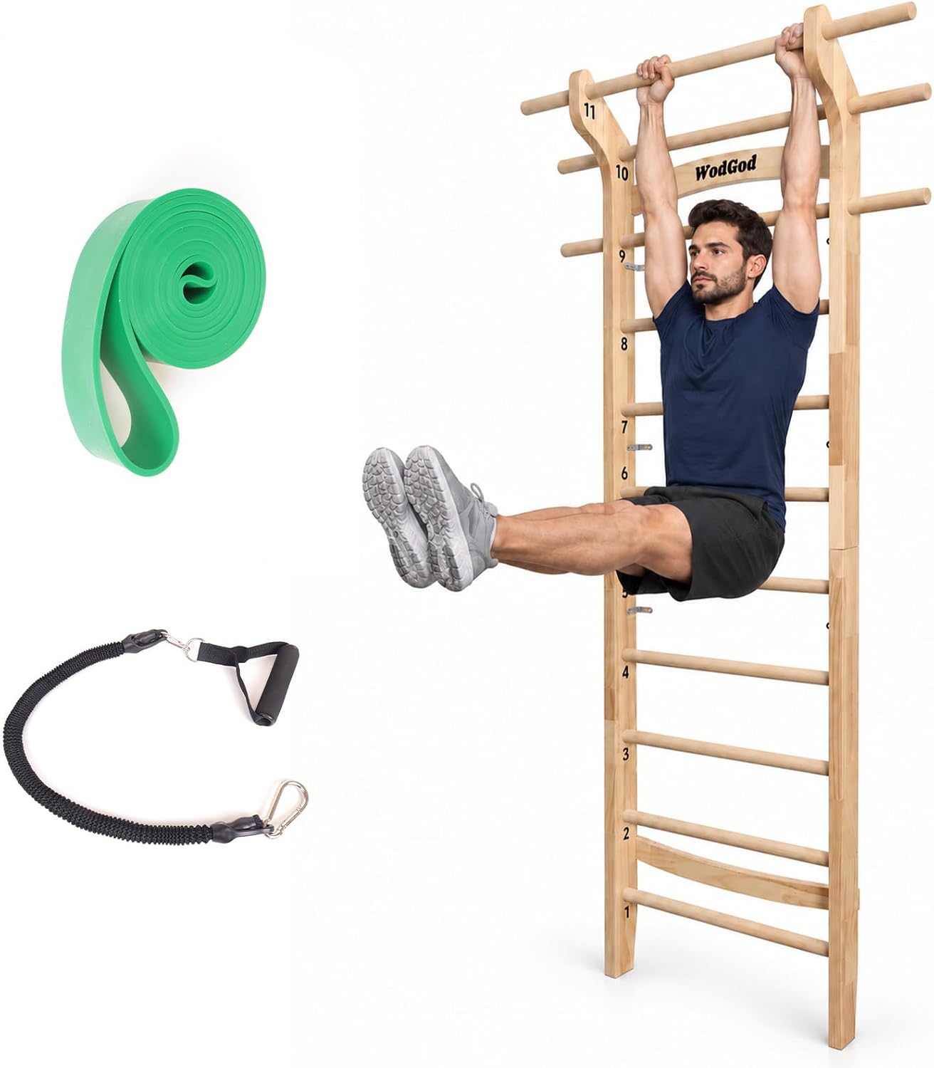 Barra de escalera sueca de mad - Pull Up Bar reseña y precio